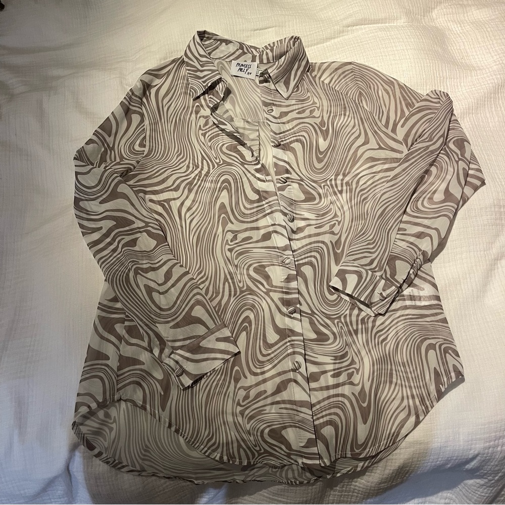 princess polly button up blouse